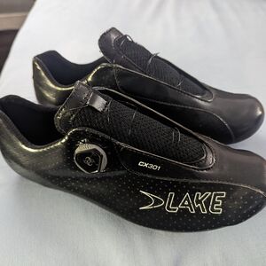 Lake CX301 Black Cycling Shoes